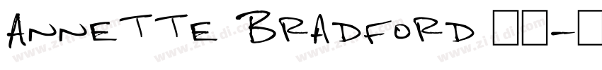 Annette Bradford 常规字体转换